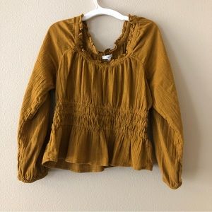 Madewell Sophia Top in Textured Plaid